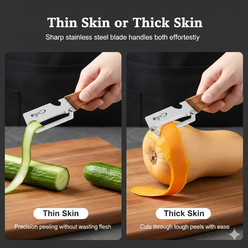 Purepeeler™ – Precision Peeling + Bottle Opener